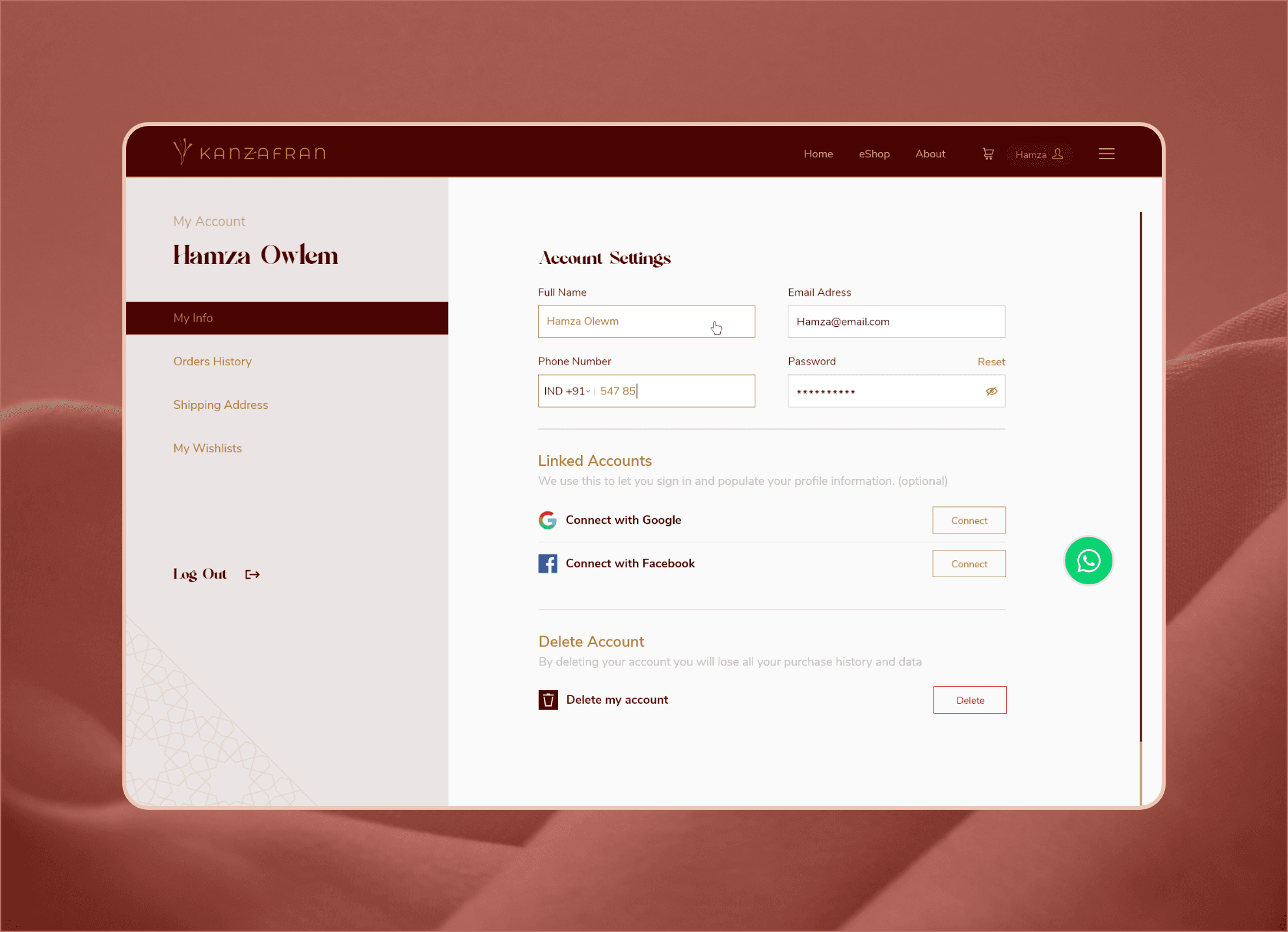 Account Setting